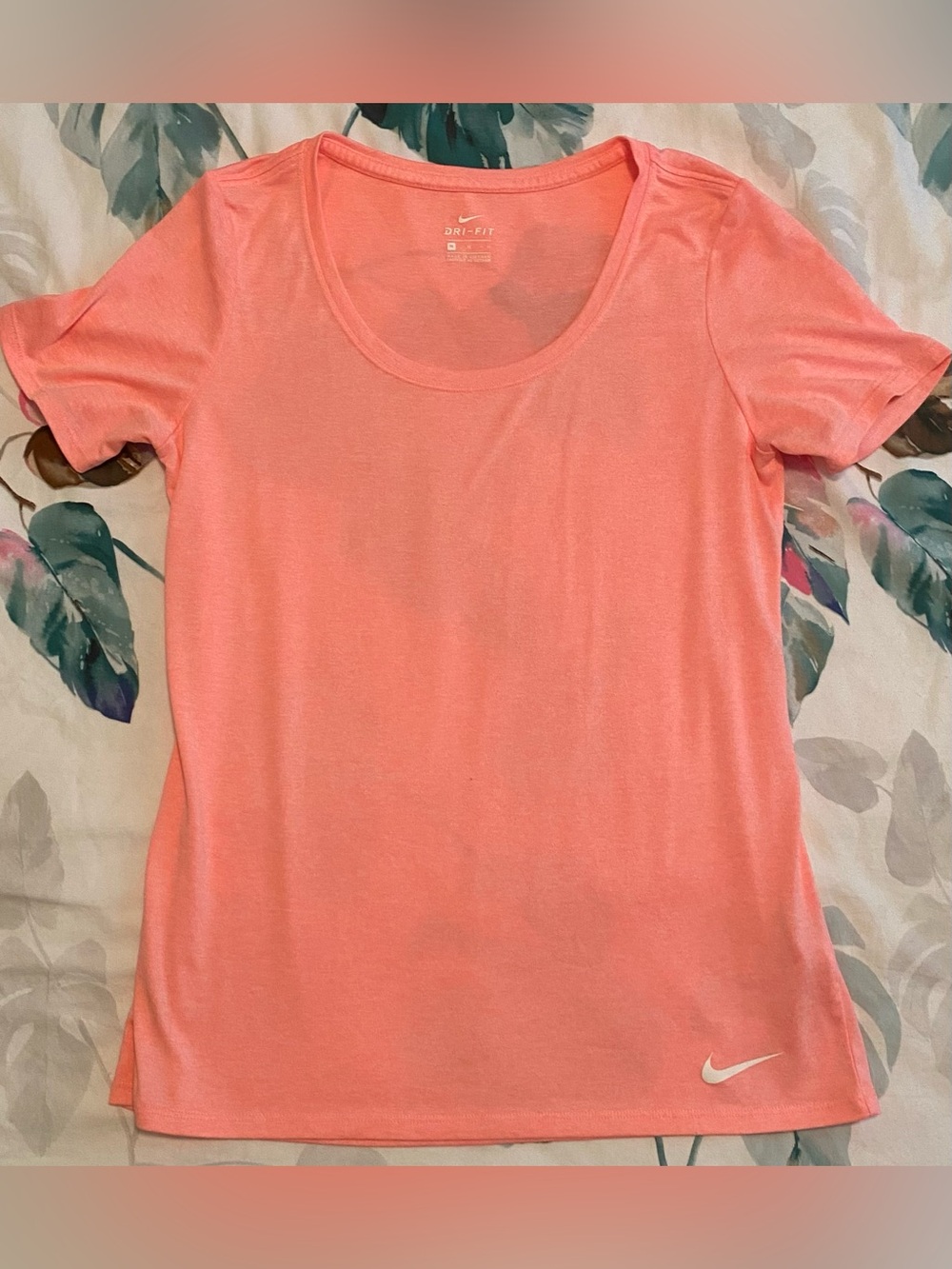 Nike Women's Short-Sleeve Dri-FIT Tee in Coral